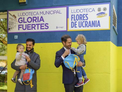 Torrejón de Ardoz se vuelca en la atención a los refugiados ucranianos llegados a la ciudad con la apertura del Colegio y la Ludoteca Infantil Flores de Ucrania