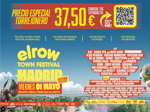 Ya están a la venta las entradas del festival internacional elrow Town Madrid