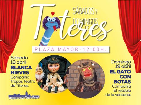 “Sábados y domingos de Títeres”