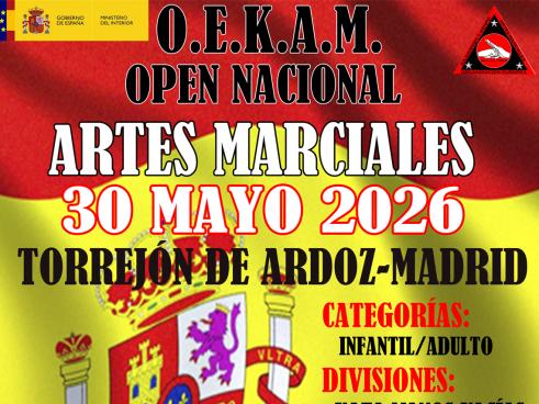 Una nueva edición del Open Nacional de Artes Marciales protagoniza la agenda deportiva