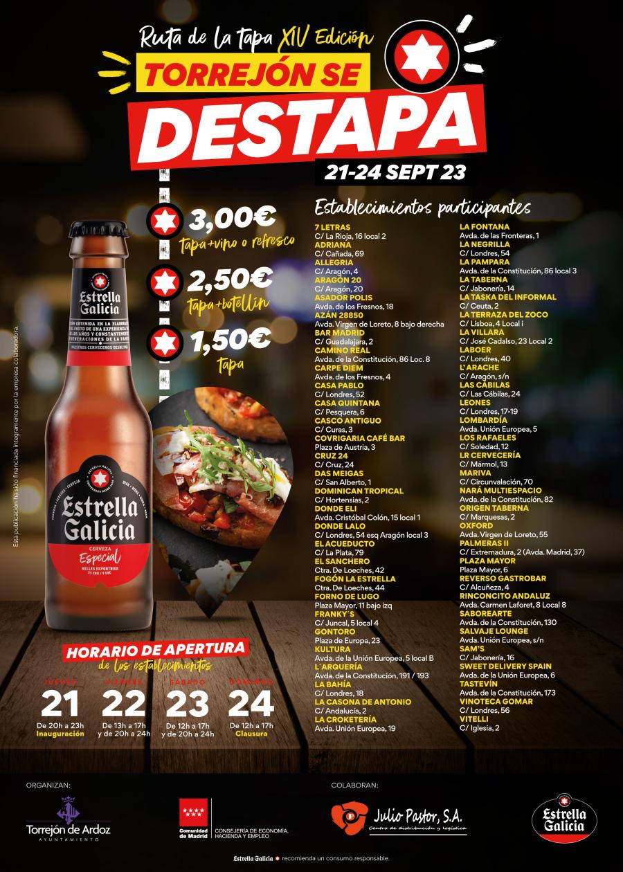 Ruta de la Tapa Torrejón se Destapa 2023