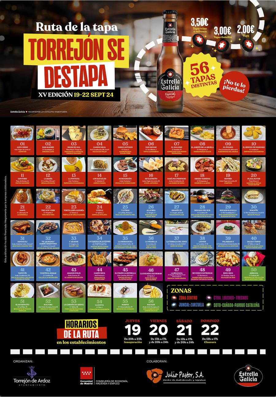 Ruta de la Tapa Torrejón se DesTapa 2024