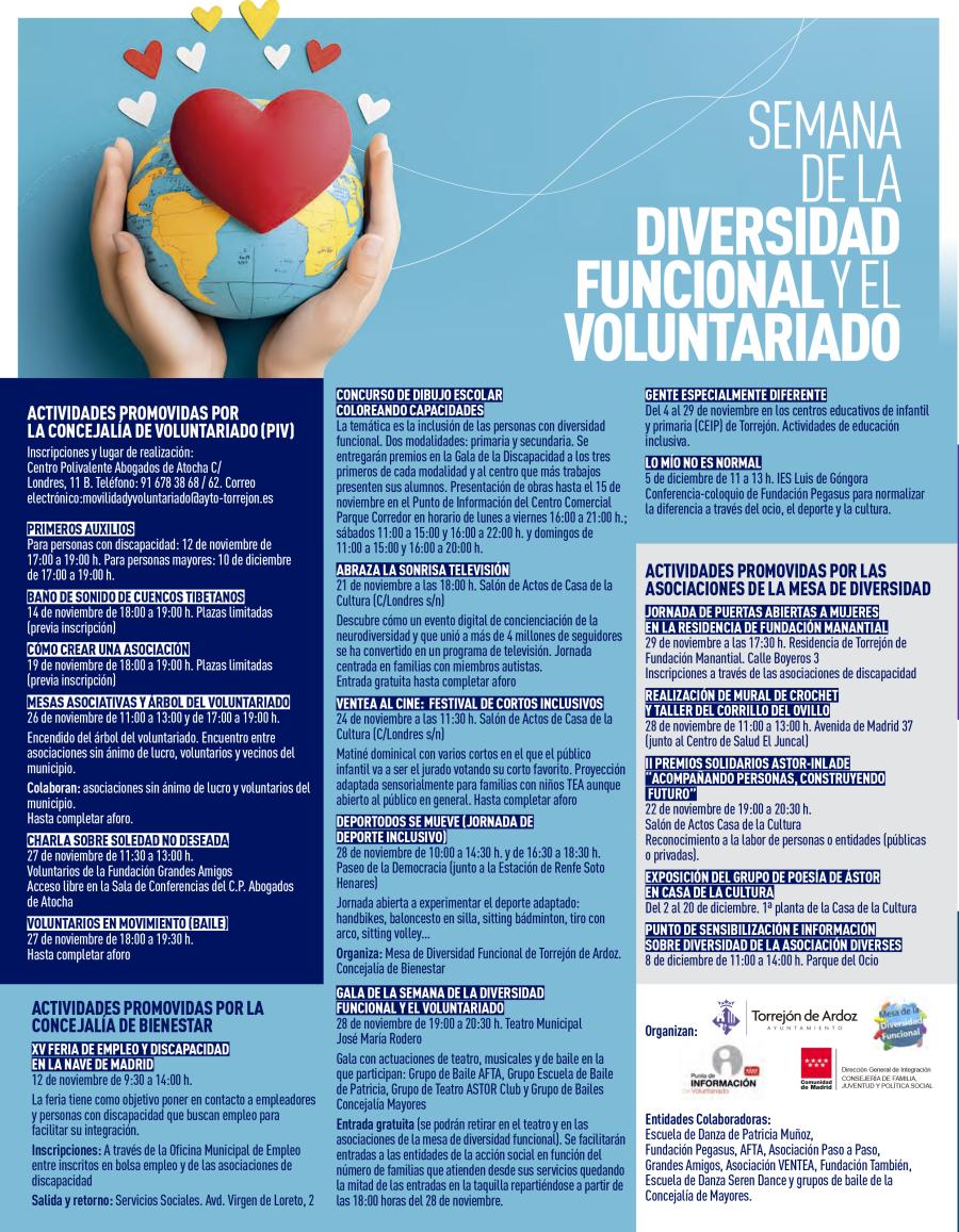 Semana de la Discapacidad y el Voluntariado