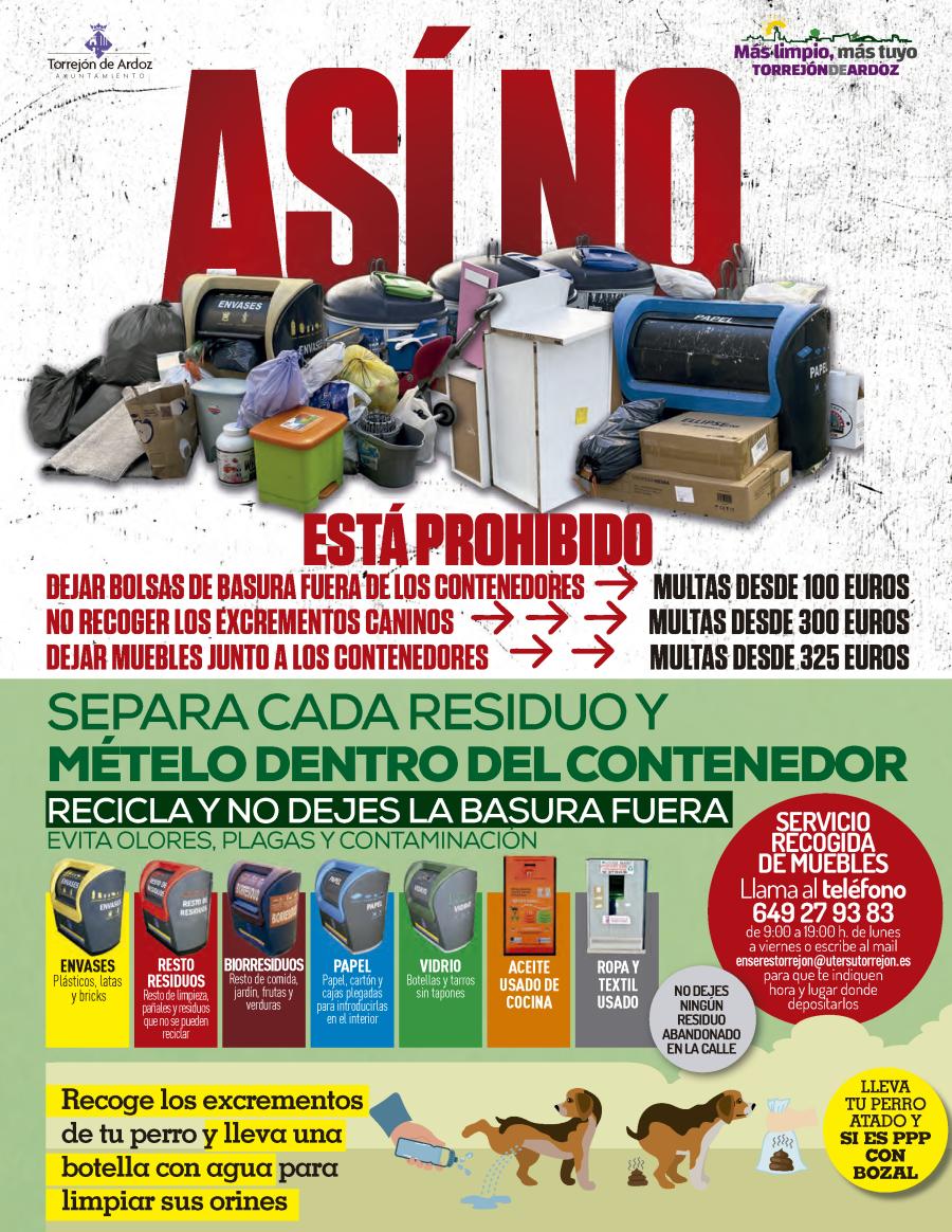 Multas basura