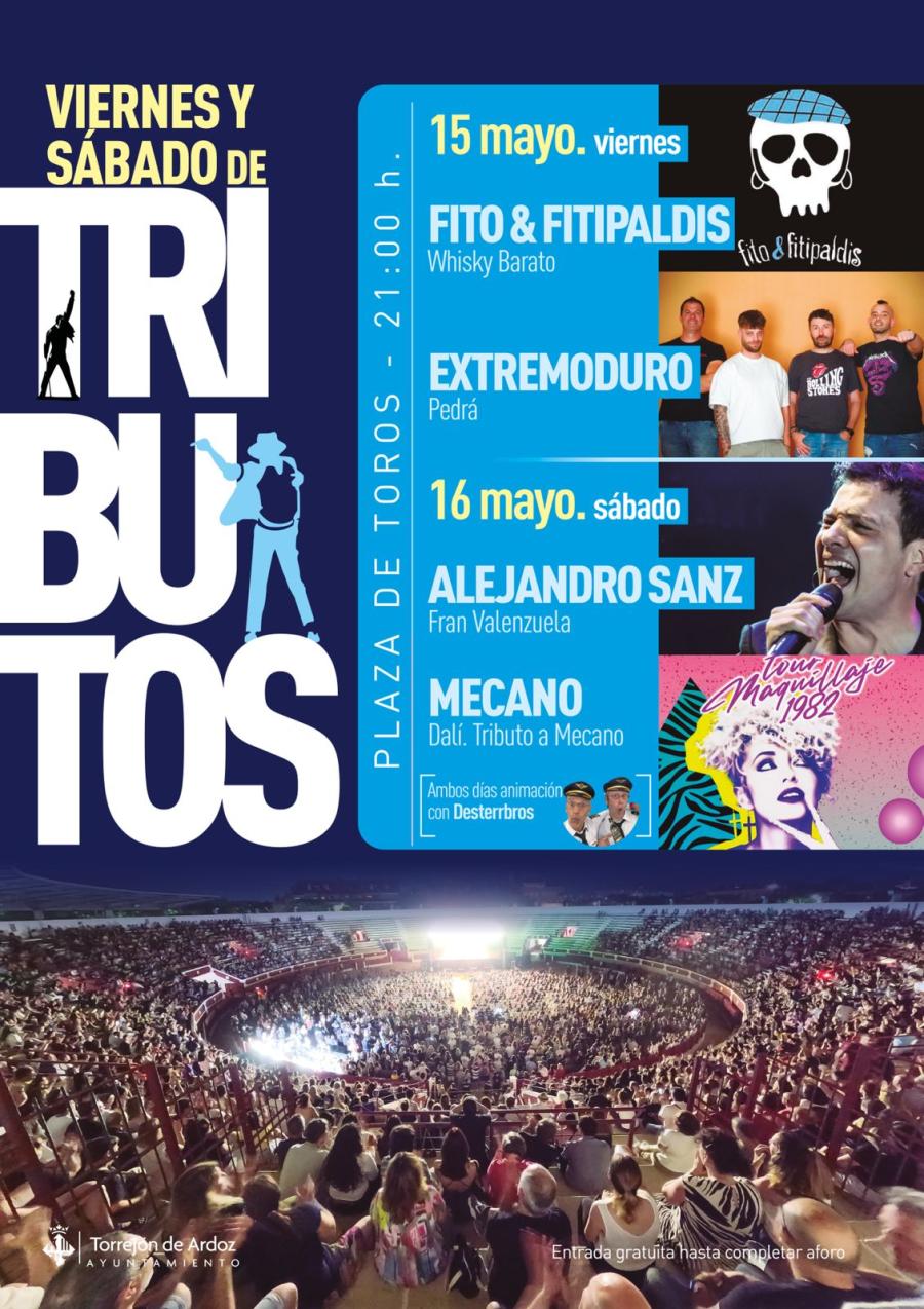 Viernes y Sábado de Tributos