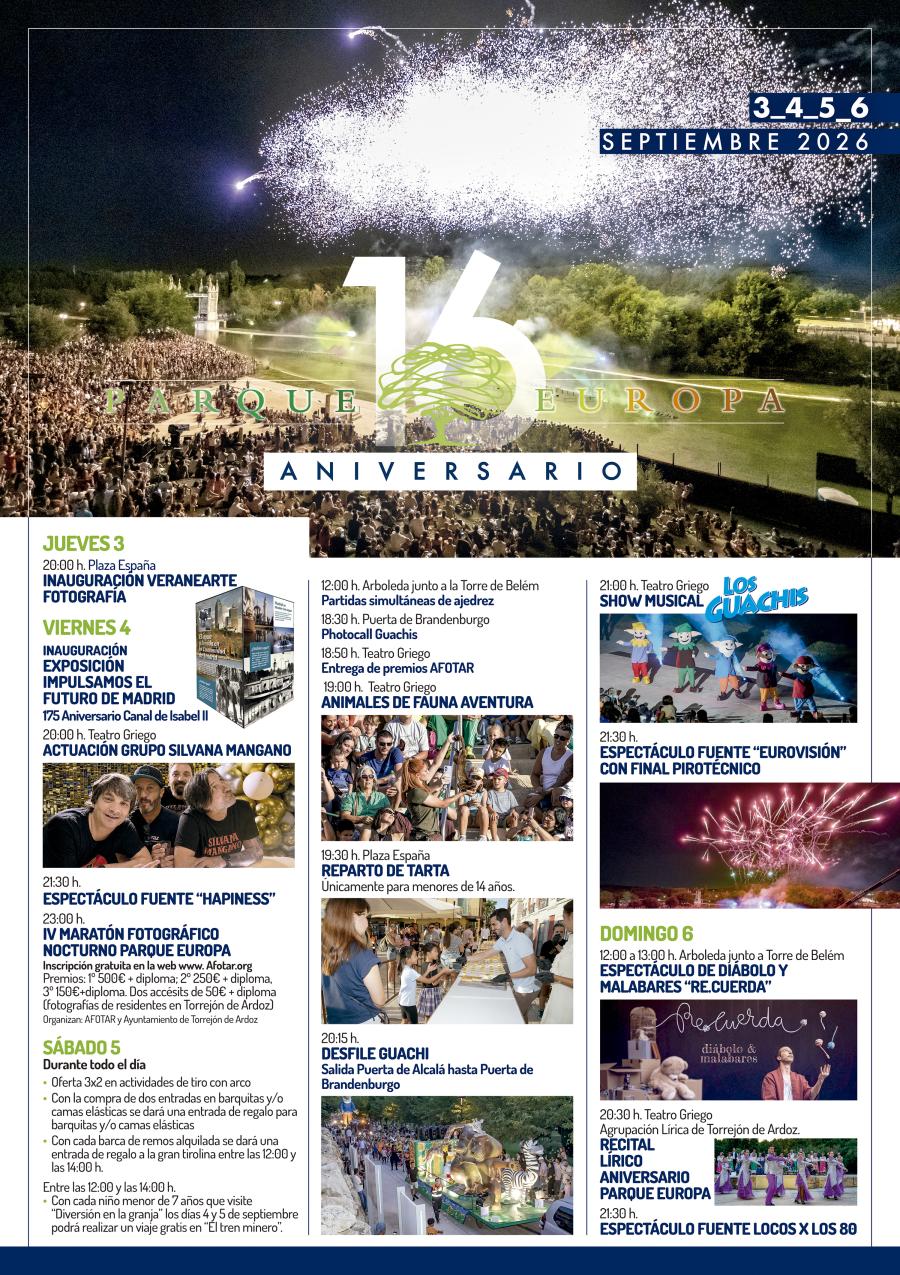 16º aniversario Parque Europa