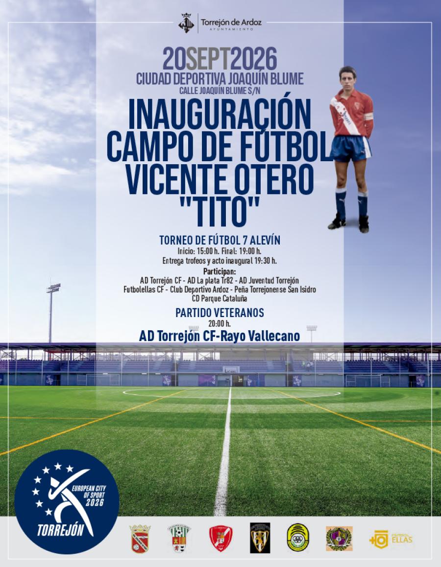 Inauguración Campo de Fútbol Vicente Otero "Tito"