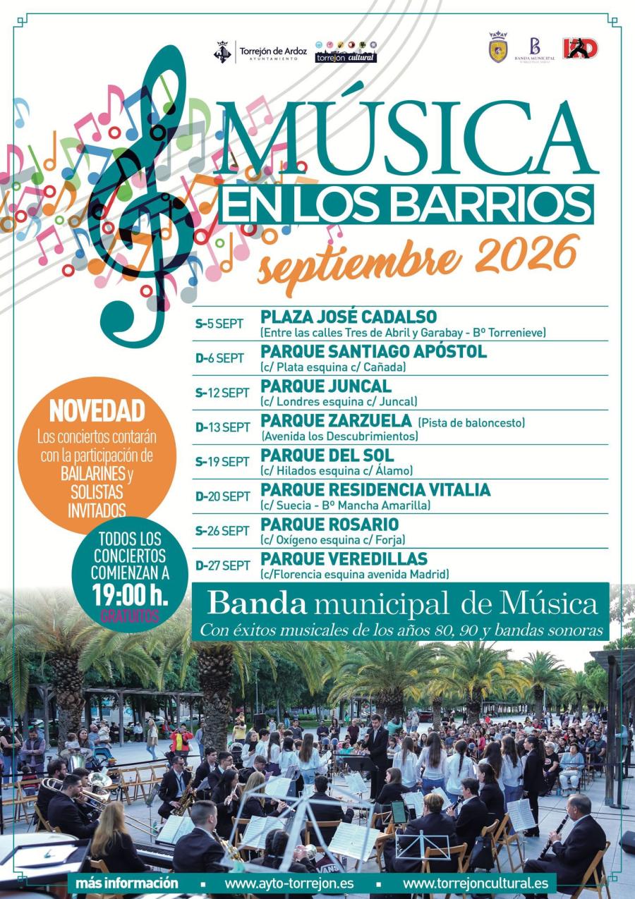 Música en los Barrios septiembre 2026