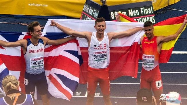 El atleta torrejonero Pablo Sánchez-Valladares,