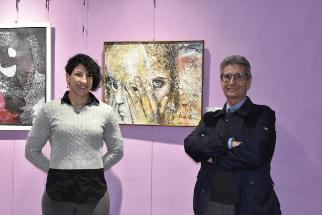 Pinturas contra la violencia de género en el Centro Polivalente Abogados de Atocha