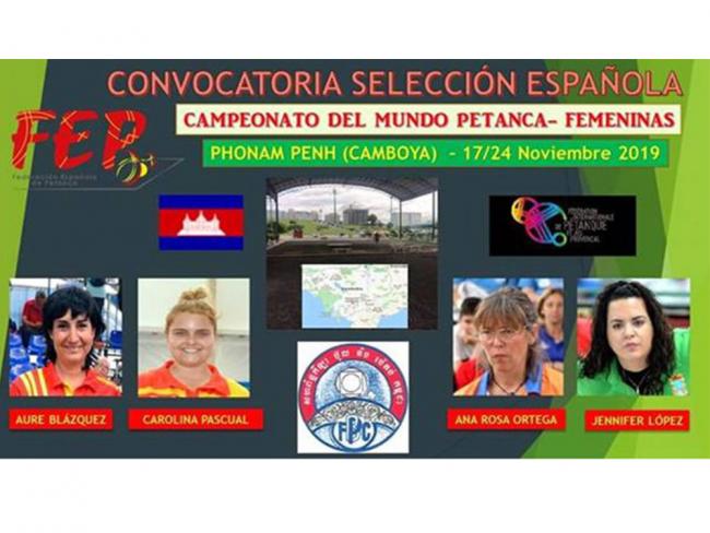 La torrejonera, Jennifer López, seleccionada para el Mundial de Petanca 