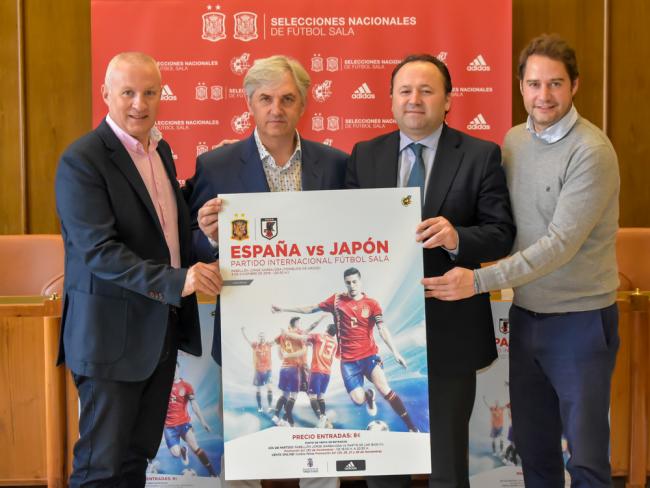 Mañana martes 3 de diciembre Torrejón de Ardoz acogerá el partido amistoso de fútbol sala de la Selección Española y Japón