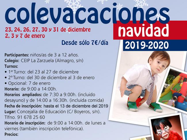 Colevacaciones Navidad