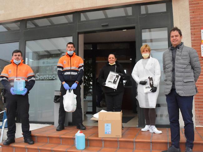Nueva entrega de material de protección contra el coronavirus a las residencias de mayores y centros sociales de la ciudad