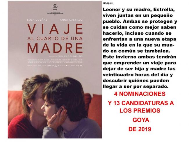 “Viaje al cuarto de una madre”, la película de “Jueves de Cine”