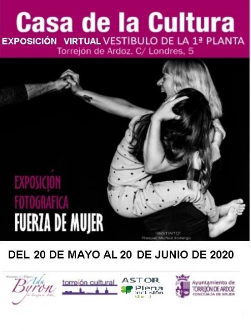 Cartel Exposición Fotográfica Fuerza de Mujer