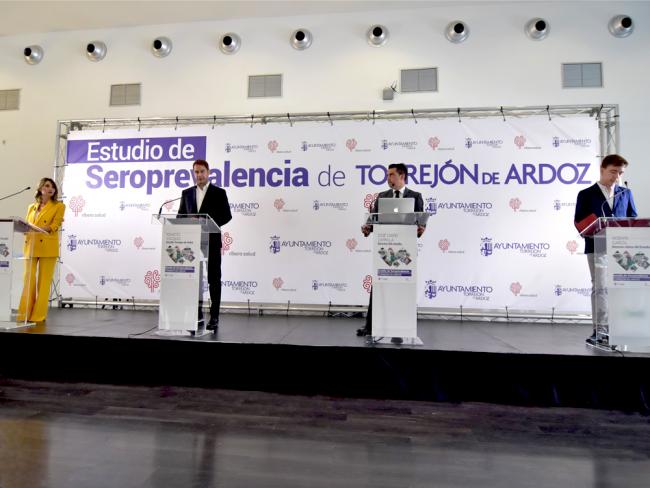 El Estudio de Seroprevalencia de Torrejón de Ardoz revela una prevalencia de anticuerpos IgG del 20,18%