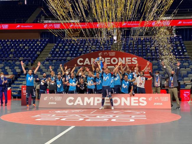 Movistar Inter FS, campeón de Liga 19/20, conquistando el 14º título de su historia en la Primera División del fútbol sala