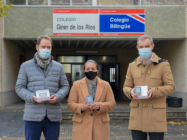 El Ayuntamiento de Torrejón de Ardoz entrega medidores de CO2 a los colegios públicos para controlar la calidad del aire