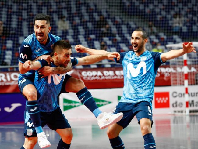 El equipo torrejonero, Movistar Inter, juega hoy domingo la final de la Copa de España de fútbol sala