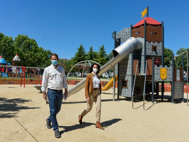 Remodelada íntegramente la zona infantil “El Futuro” del Parque Europa de Torrejón de Ardoz