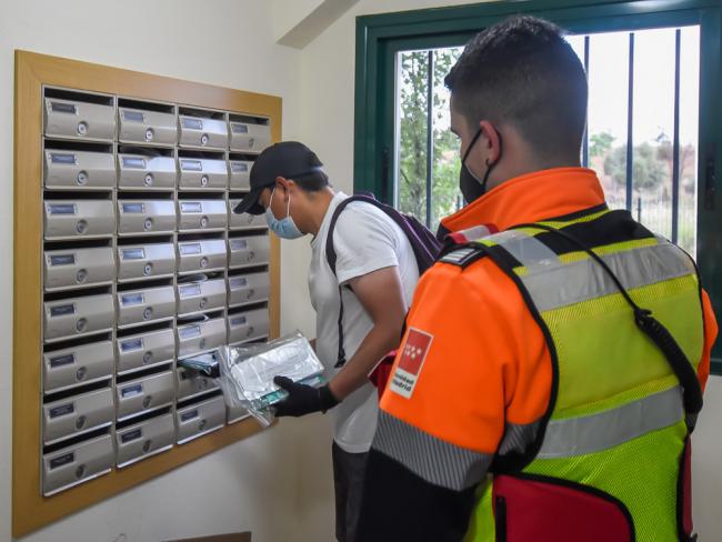 5º reparto gratuito de mascarillas 