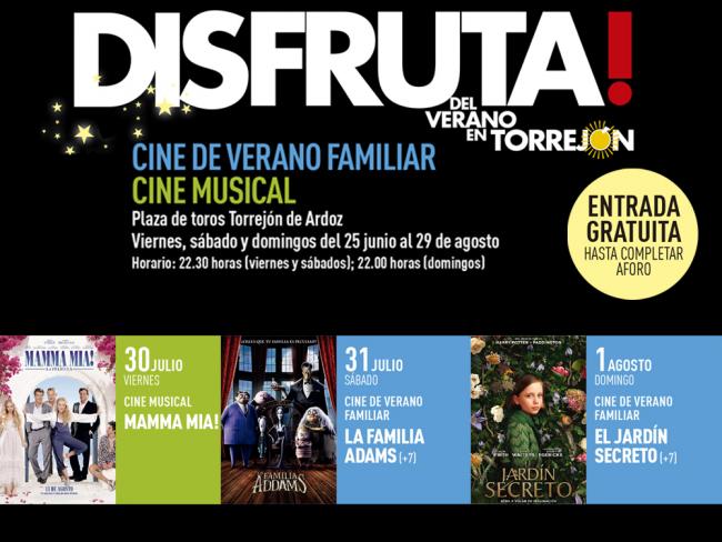 Cine de Verano Familiar y Musical
