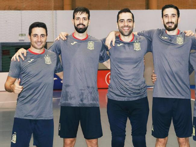 El equipo de Torrejón de Ardoz, Movistar Inter, el club que más jugadores aporta a la selección española de cara al próximo mundial de fútbol sala, con el torrejonero Jesús Herrero al frente