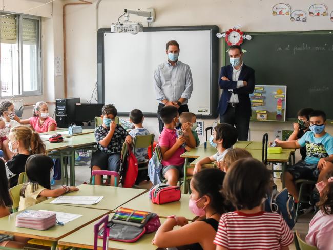 El Colegio Ramón Carande en el inicio de un curso escolar 