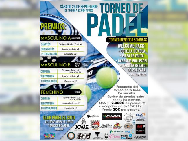  Torneo benéfico de pádel 