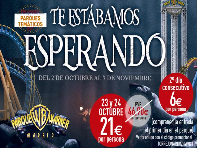 Días Especiales de Torrejón de Ardoz en el Parque Warner 