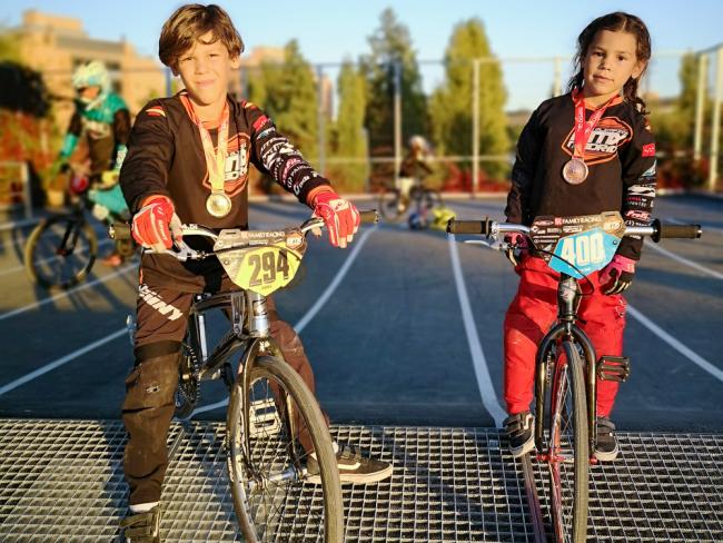Los hermanos torrejoneros Abel y Leyre Ramila