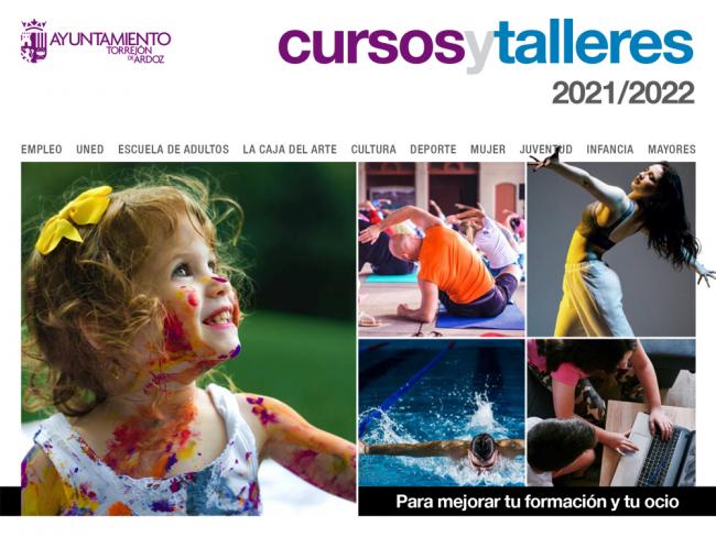 Nueva oferta de cursos y talleres 2021-2022 de Empleo, Cultura, UNED, Deportes, Mujer, Infancia, Juventud y Mayores del Ayuntamiento de Torrejón de Ardoz