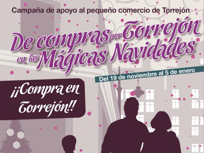 Continúa la campaña “De compras por Torrejón en las Mágicas Navidades” que premiará a los clientes que realicen sus compras en el comercio de proximidad