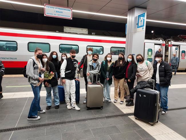 Alumnos del Colegio JABY inician una movilidad de tres meses en Italia como participantes del proyecto europeo “STEAMlink” financiado por el Programa Erasmus+ de la Comisión Europea