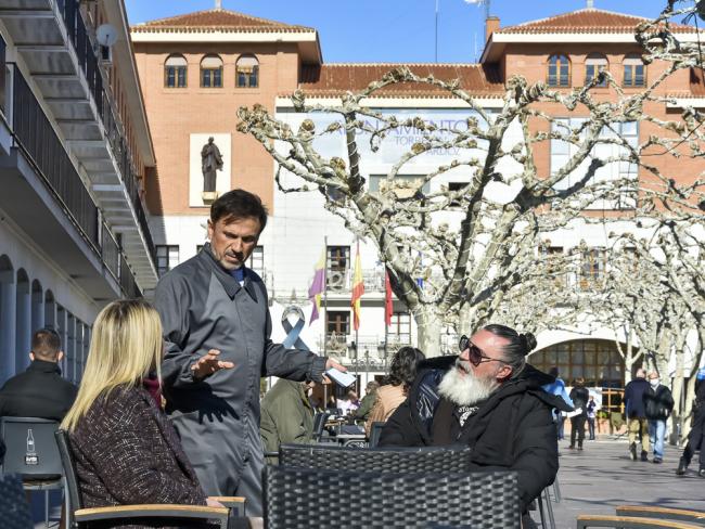 José Mota rodó varias secuencias para el especial del 31 de diciembre de TVE en la Plaza Mayor y en la Zona Centro