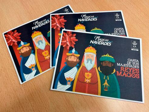 Carta de S.S. M.M. los Reyes Magos y la mascarilla de los Guachis