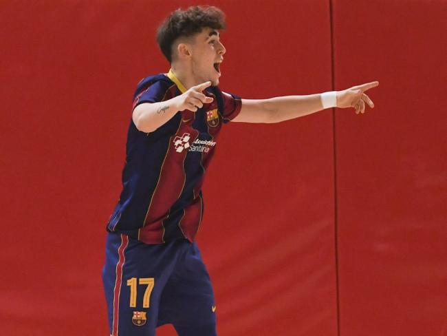 El torrejonero Jorge Carrasco debuta en Primera RFEF Futsal con su equipo, el Barça 