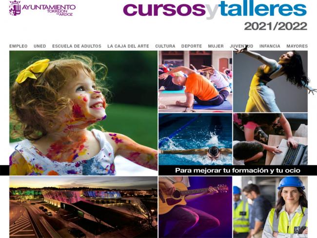Todavía quedan plazas libres en algunos de los más de 600 cursos para el primer semestre de 2022 que se ofertan desde las concejalías de Empleo, Cultura, Mayores, Deportes, Mujer y Juventud 