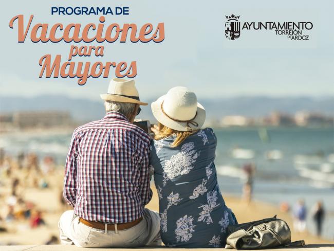 Abierto hasta el próximo viernes 18 de marzo el periodo de inscripción para el programa de Vacaciones para Mayores que se desarrollarán en 8 destinos durante abril y mayo
