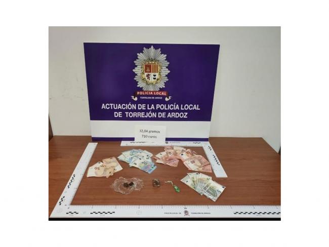 La Policía Local de Torrejón de Ardoz continúa luchando contra el tráfico de drogas y, en las últimas semanas, ha detenido a 5 personas acusadas de este delito 