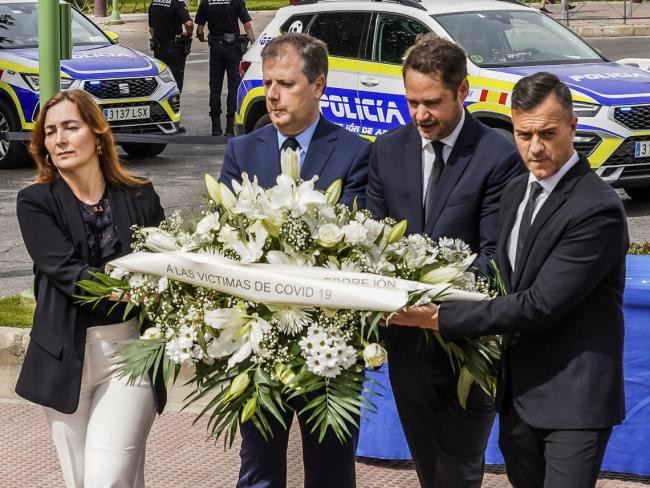 Emotivo homenaje a las víctimas por el COVID-19