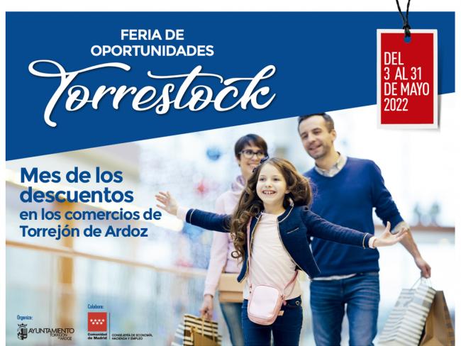 “Mes de los descuentos en los comercios de Torrejón de Ardoz Torrestock: Feria de Oportunidades”