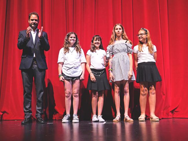 La XVI Muestra Escolar de Música se celebró en el Teatro Municipal José María Rodero con las actuaciones de los colegios Joaquín Blume, Jaime Vera, La Zarzuela y Vicente Aleixandre