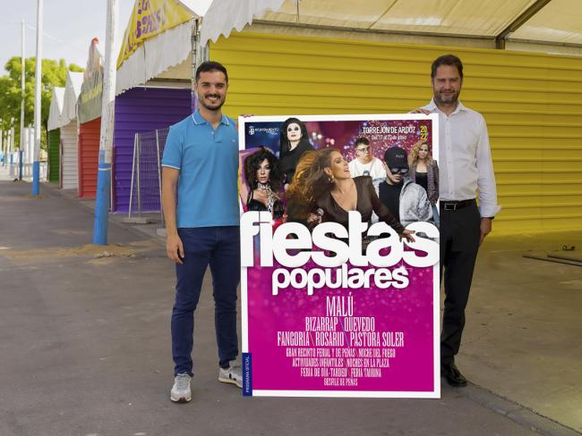 Los dos grandes conciertos de Malú y Bizarrap con Quevedo protagonizan las Fiestas Populares de Torrejón de Ardoz que comienzan este viernes
