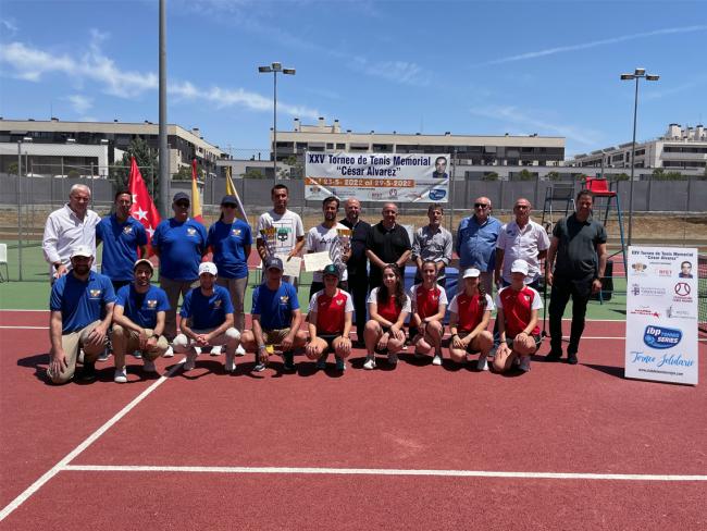 Luis Diego Chávez, campeón de la XXV edición del Memorial César Álvarez de tenis, uno de los torneos con más prestigio del Corredor del Henares