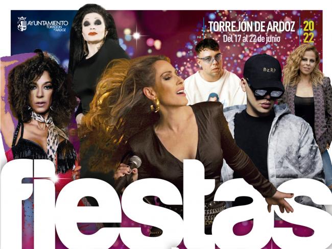 Hoy martes, 21 de junio, continúan las Fiestas Populares de Torrejón de Ardoz con la Matinal Infantil en la Plaza Mayor, el concierto de Malú en el Recinto Ferial, y el brillante colofón de la Noche del Fuego 
