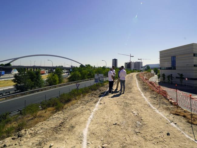 Obras de la 5ª fase del Anillo Ciclista – Carril Bici de Torrejón