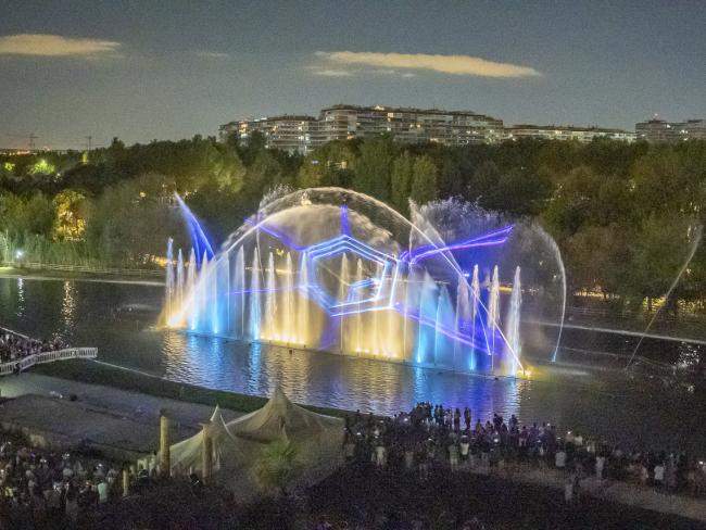 Espectáculo Fuente del Parque Europa
