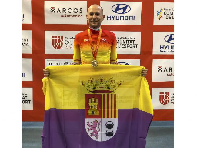 El ciclista torrejonero, Julio Enrique Bermejo